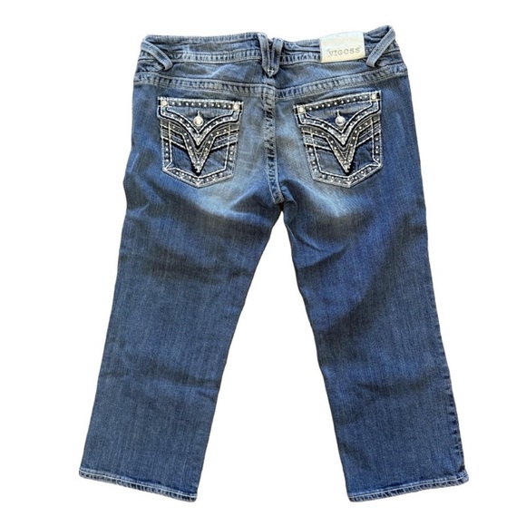 VIGOSS💎 Women’s “The New York” Mid-Rise Capri Jeans 👖💎👡✨ Size 11/12 - Picture 5 of 16